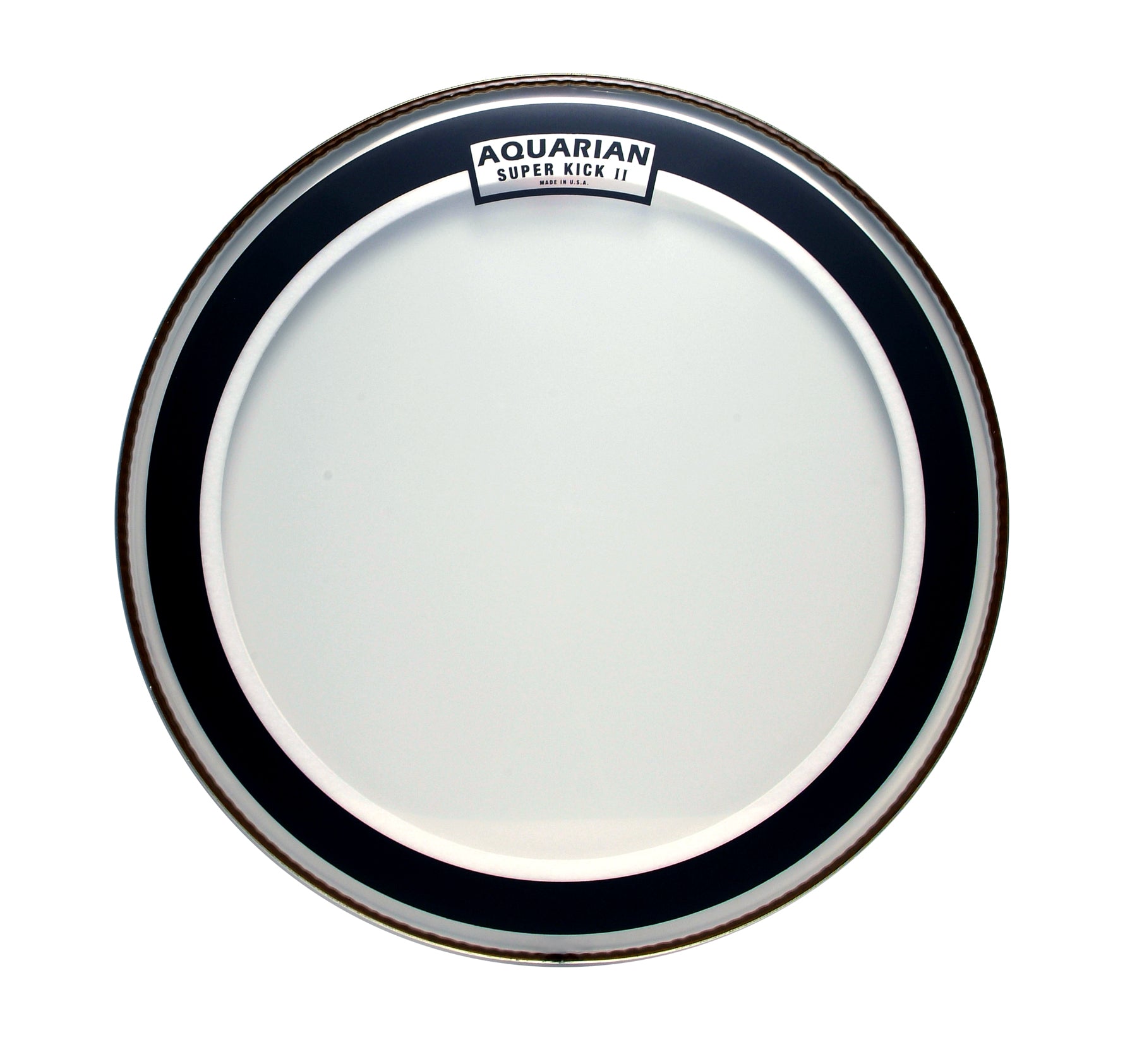 Super Kick II Clear Aquarian drumhead
